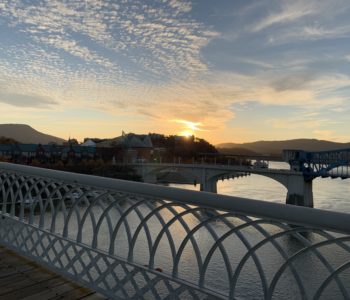 winter-solstice The sun sets over the Tennessee River in Chattanooga.